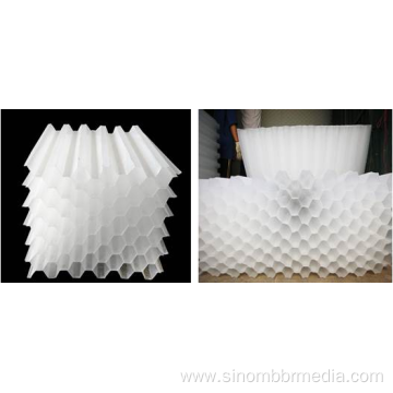 Plastic Lamella Clarifiers PVC Material Tube Settler Media